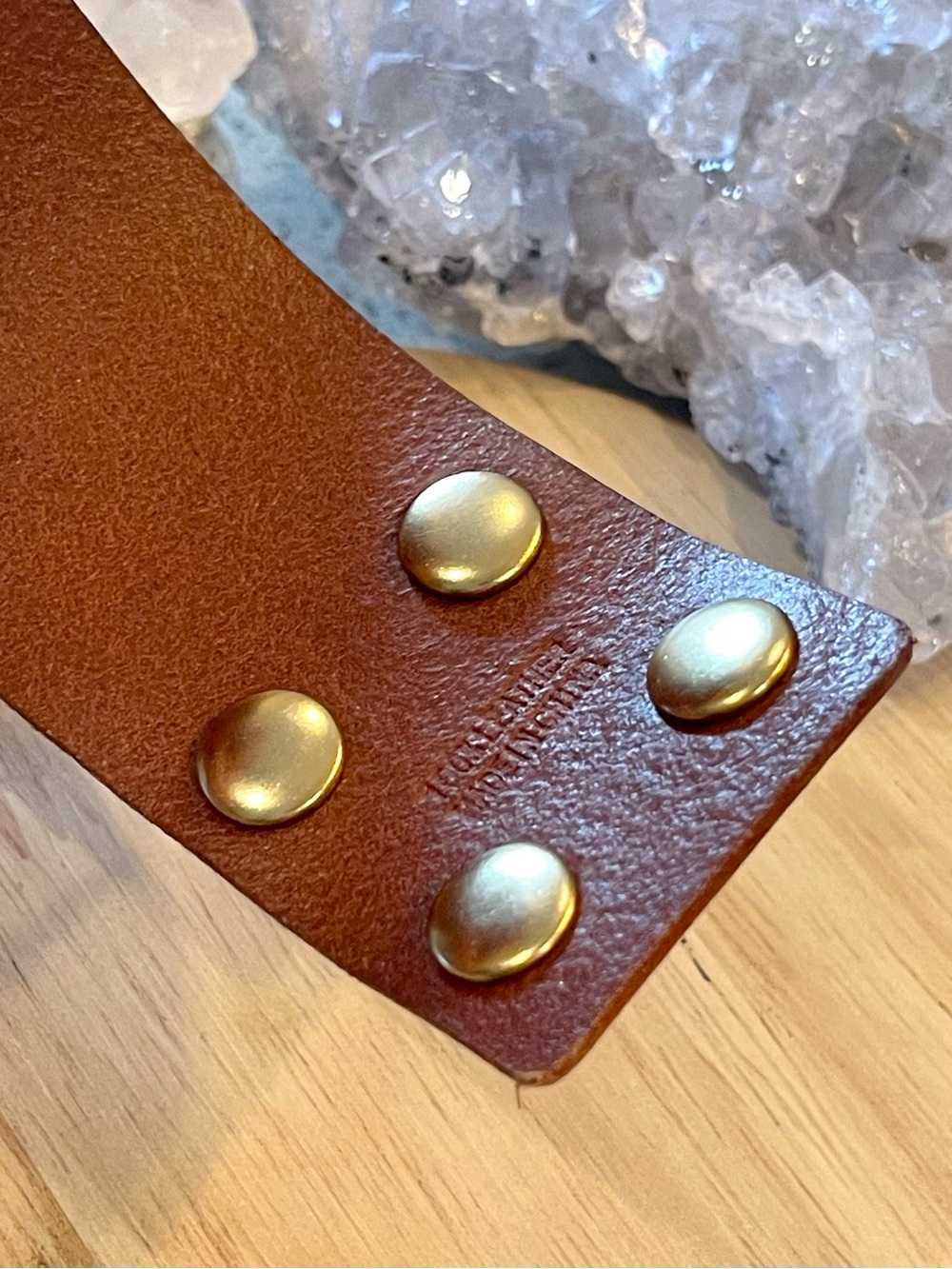 🌑NWOT Patricia Nash Floral Leather Snap Cuff Bracelet🌑 - Picture 5 of 7
